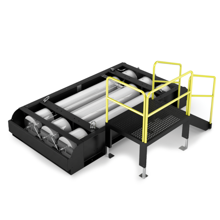 CNG STORAGE FOR FAST FILL